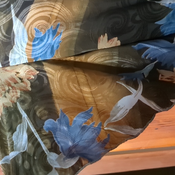 GURU FOR LIFE* handmade silk Rasgulla sari angel flutter sleeve jumpsuit - Picture 5 of 11